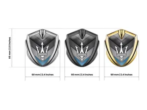 Maserati Emblema Metallico Badge Durevole Alta Qualità Costruita